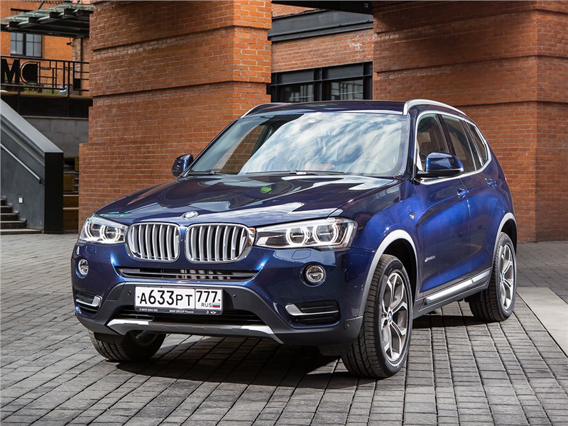 BMW X3 спереди