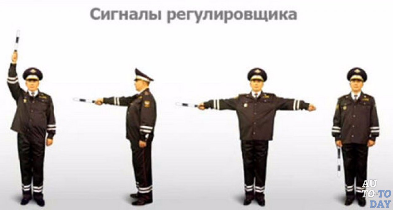 Сигналы регулировщика