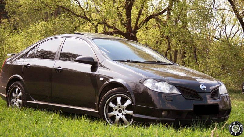 nissan primera p12 черный