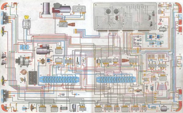 Схема электропроводки ГАЗ 3110 на инжектор с двигателем ЗМЗ-4062