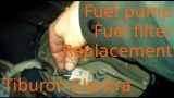 Замена топливного насоса Hyundai Tiburon