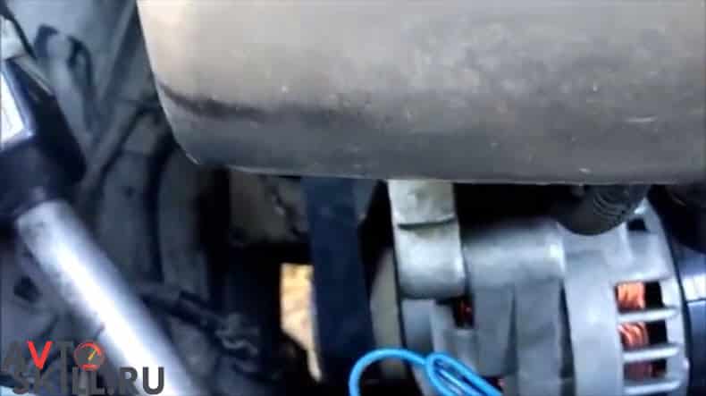 Другие способы снять генератор на Приоре