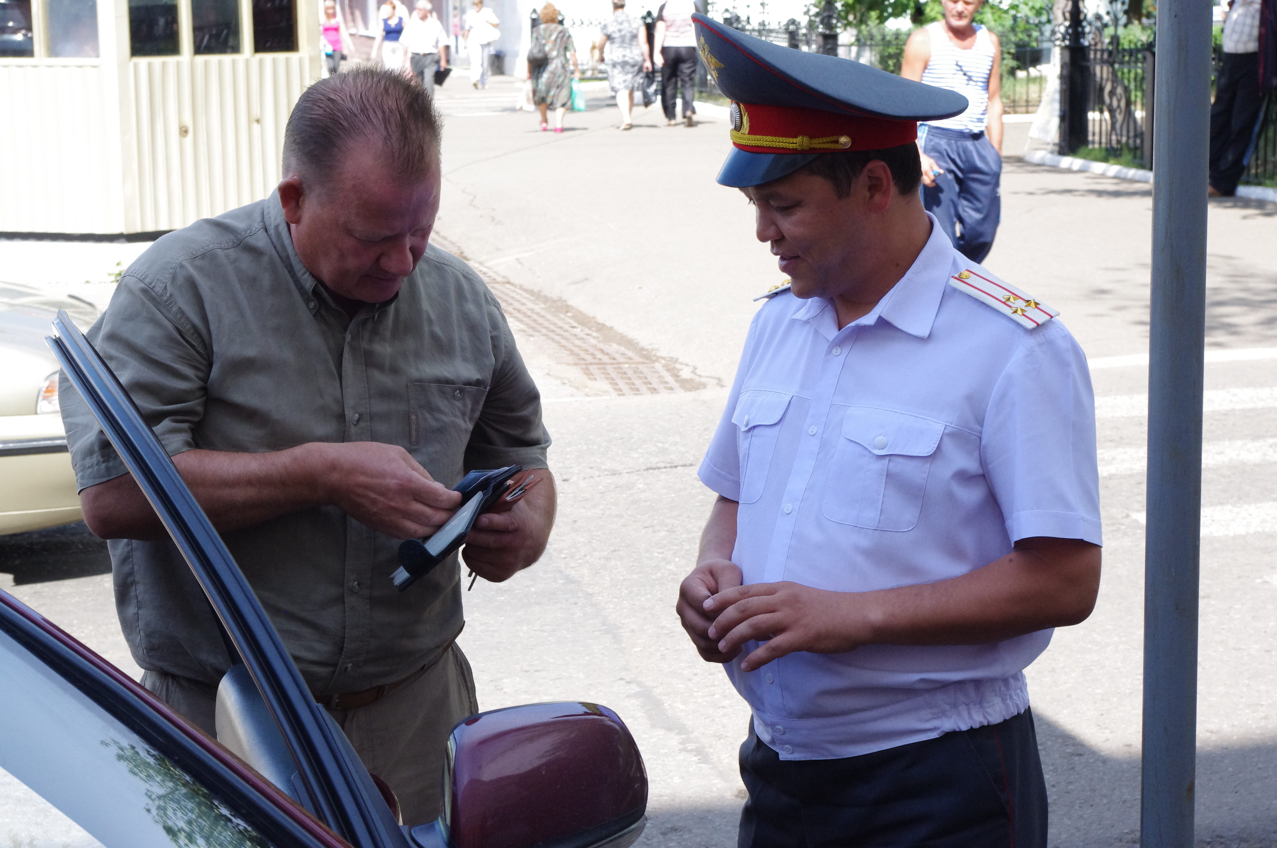Превышение скорости на дороге