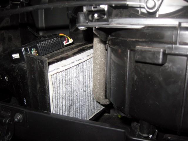 Расположение фильтра в автомобиле Hyundai Getz