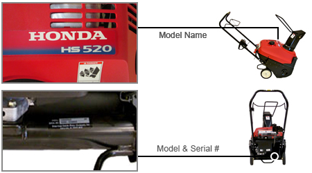 Honda Snow Blower Model Locator