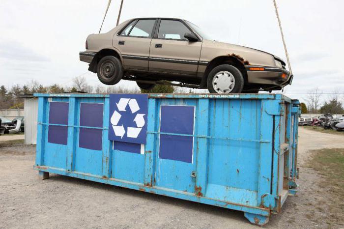 как утилизировать автомобиль 