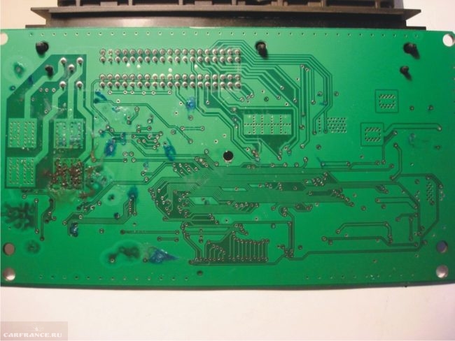 ЭБУ Лада Калина монтажная плата