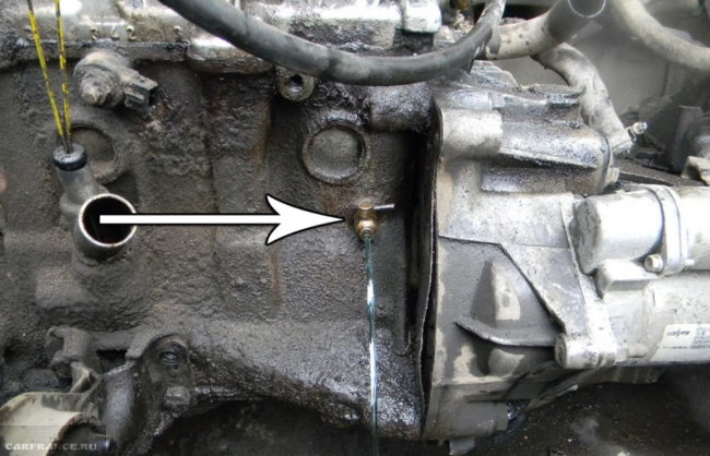 Крантик для слива Тосола с блока цилиндров на ВАЗ-2114