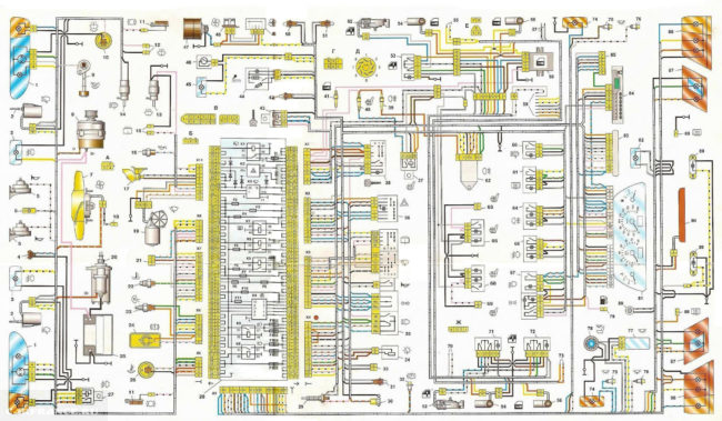 Схема электрооборудования ВАЗ-2114