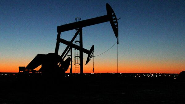 Место добычи нефти в Северной Дакоте