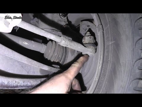 Диагностика состояния рулевых тяг, наконечника и шаровой опоры Renault Kangoo