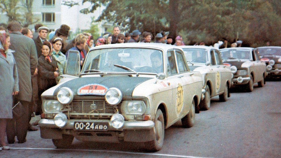 На фото: Москвич-403 в ралли Monte Carlo 1964