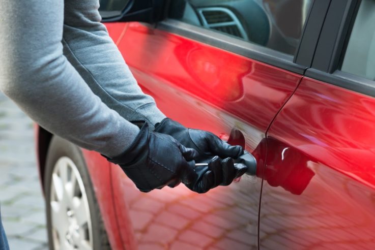 Взлом автомобиля Сигнализация для авто