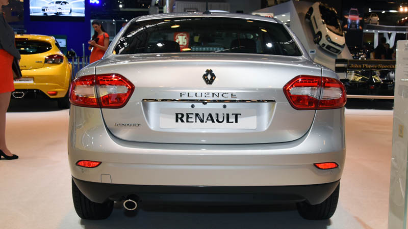 renault fluence z.e. сзади