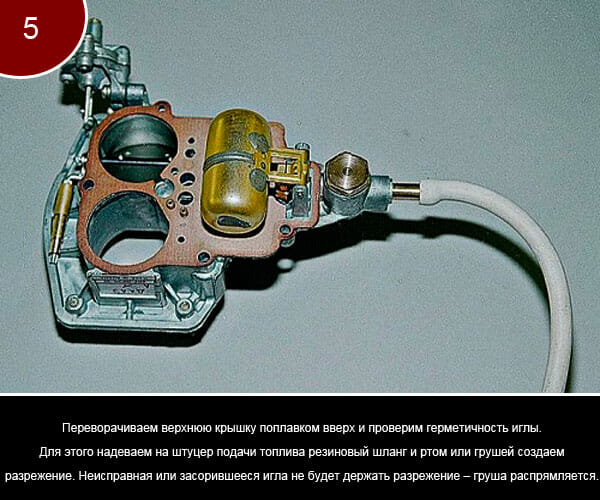 Фото инструкция по ремонту карбюратора на ваз 2107 - 5