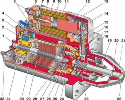 Установка нового стартера ВАЗ 2110