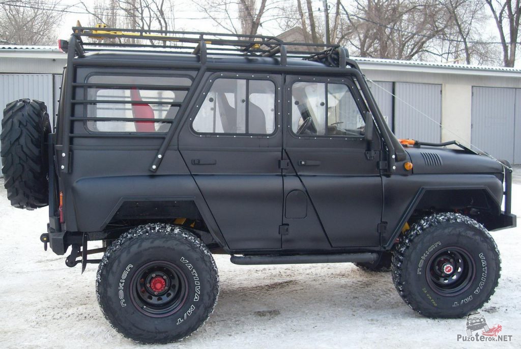 Подготовленный uaz-3151 xxl на военных мостах и 35 колесах