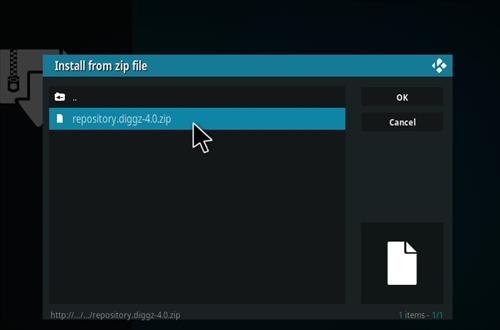 How to Install Diggz Xenon Kodi 18 Leia Build step 13