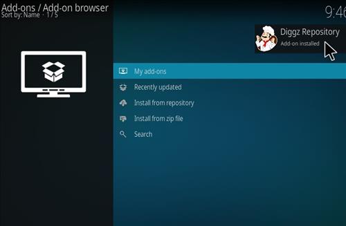 How to Install Diggz Xenon Kodi 18 Leia Build step 14