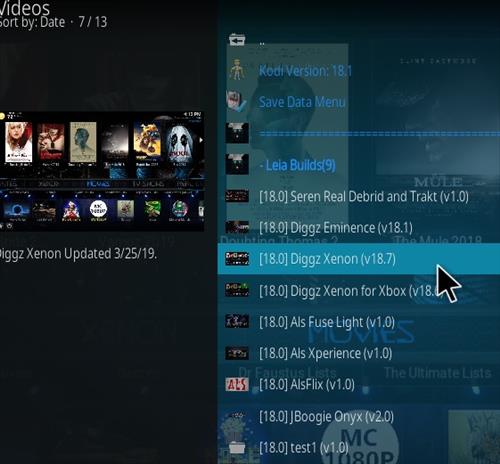 How to Install Diggz Xenon Kodi 18 Leia Build step 25
