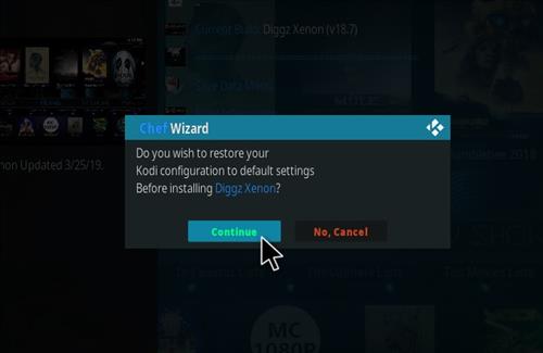 How to Install Diggz Xenon Kodi 18 Leia Build step 27