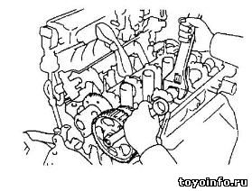 Замена ремня ГРМ Тойота Двигатель 5E-FE