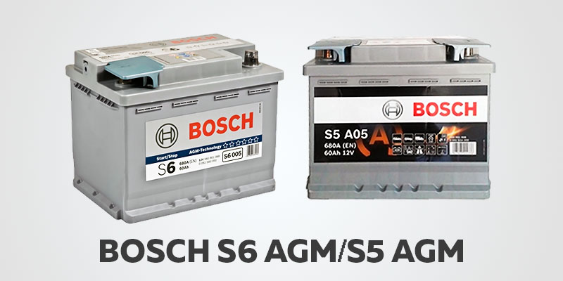 Машинный аккумулятор BOSCH S6 AGM/S5 AGM