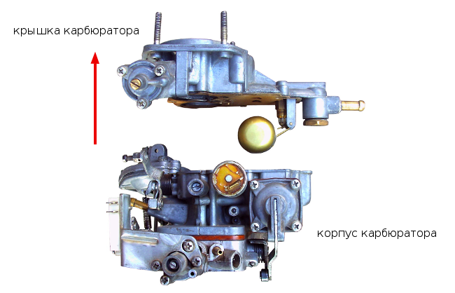 снятие крышки карбюратора Озон