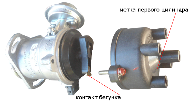 установка бегунка и крышки