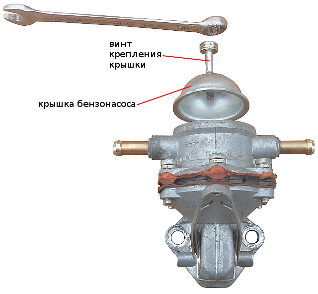 винт крепления крышки бензонасоса