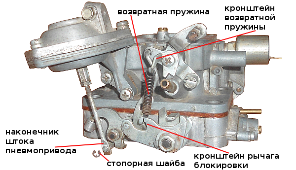 устанавливаем пружину