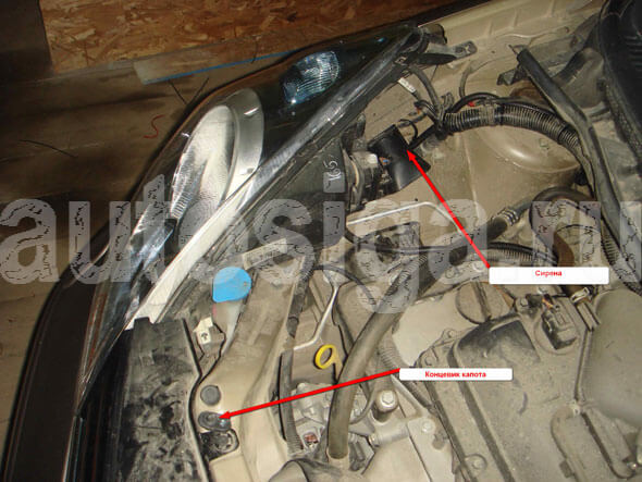 Установка автосигнализации с автозапуском на Nissan Note 2011