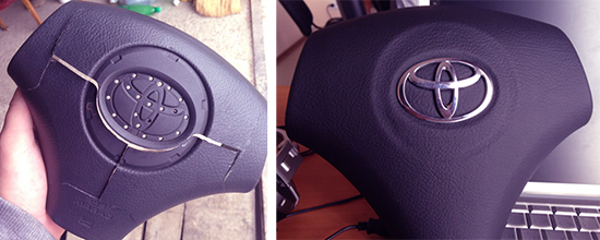 Вот так легко и просто выстрелившая накладка превращается в "практически новую" Вот так легко и просто выстрелившая накладка превращается в "практически новую"