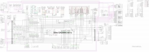 Схема электрическая автомобилея ГАЗель, Соболь с Cummins