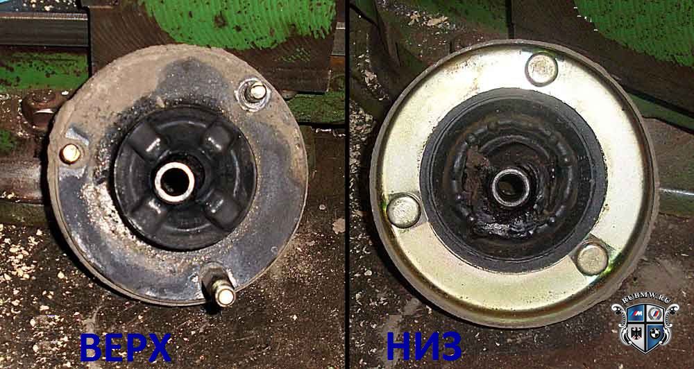 Замена опор задних стоек BMW E34