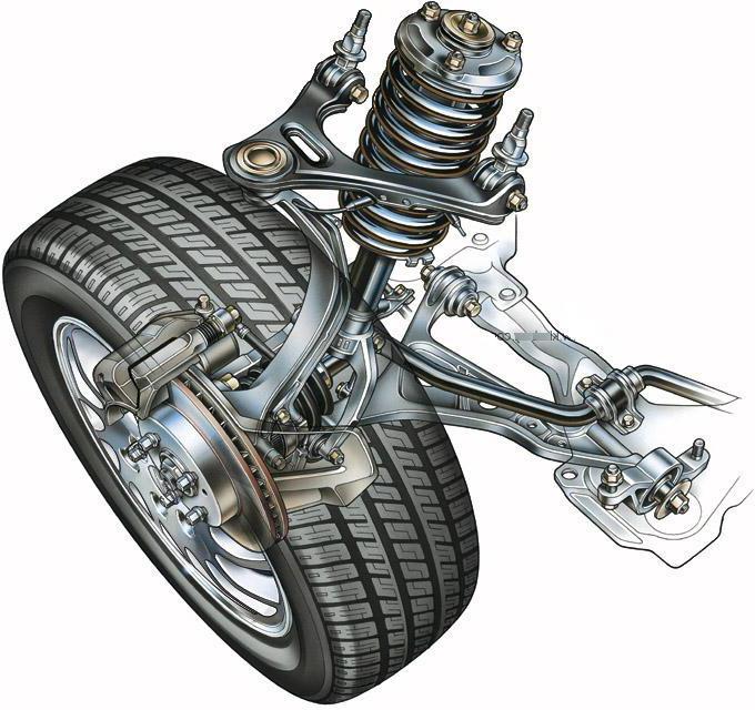 глухой стук в подвеске при езде по неровностям ланос